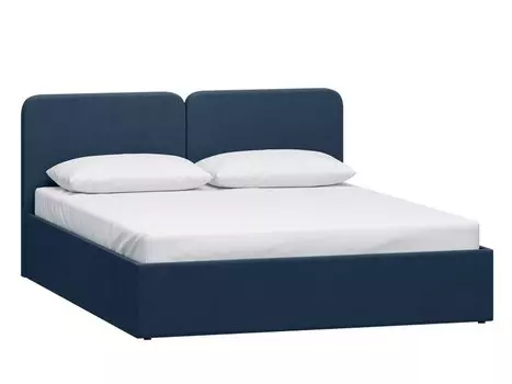 Кровать Вилена 140 Velvet Navy Blue