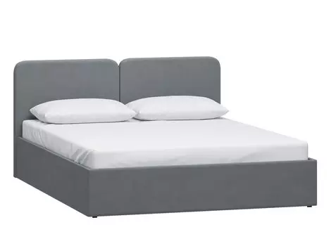 Кровать Вилена 160 Velvet Grafit