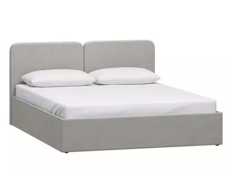 Кровать Вилена 160 Velvet Silver