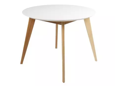 Кухонный стол Лунд Round White