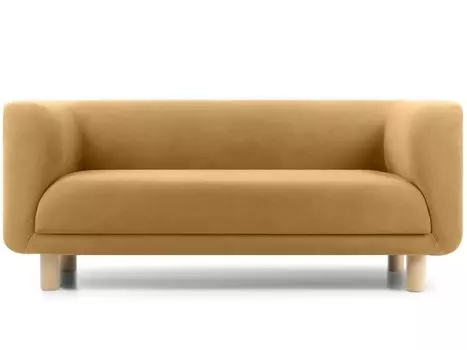 Кушетка Венето Velvet Mustard