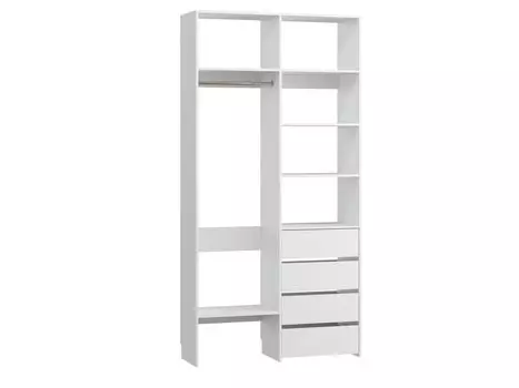 Модуль для гардероба Хелен-2.6-120-240 White