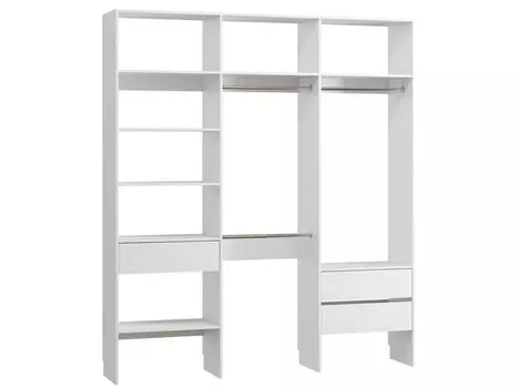 Модуль для гардероба Хелен-3.10-210-240 White