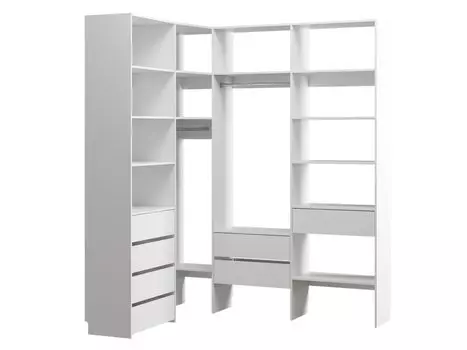 Модуль для гардероба Хелен-4-160-190-240 White