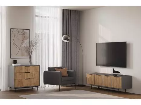 Модульная гостиная Леванте Grey