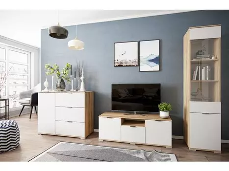 Модульная гостиная Стелла-1 Дуб Сонома