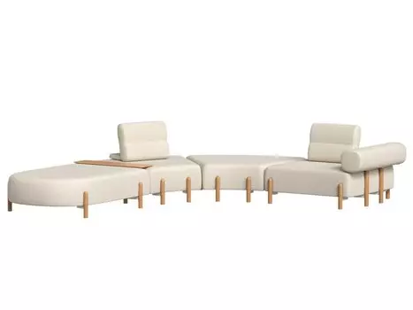 Диван модульный Альди-5 Textile Light
