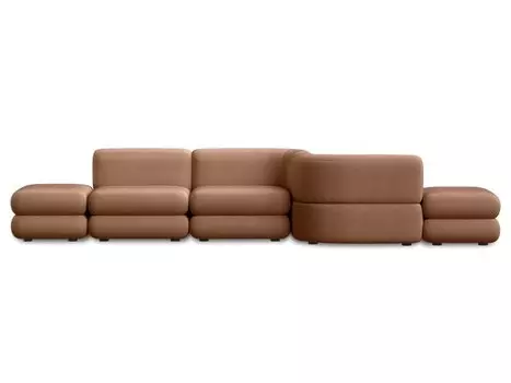 Диван модульный Brera-1 Velour Caramel