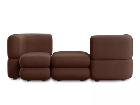 Диван модульный Brera-3 Velour Cinnamon