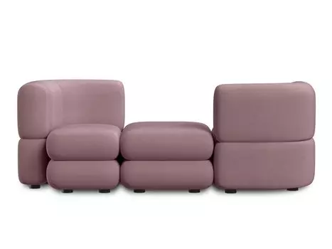 Диван модульный Brera-3 Velour Lilac