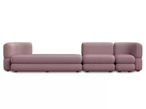 Диван модульный Brera-4 Velour Lilac