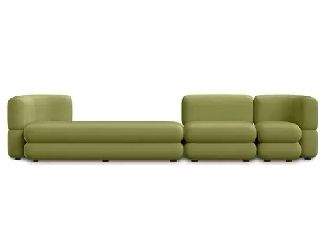 Диван модульный Brera-4 Velour Olive