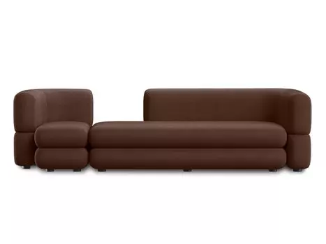 Диван модульный Brera-5 Velour Cinnamon