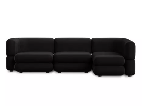 Диван модульный Brera-7 Velour Black