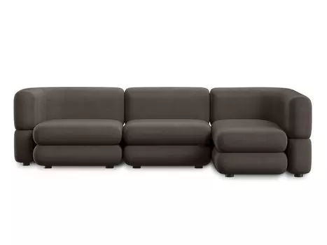 Диван модульный Brera-7 Velour Stone