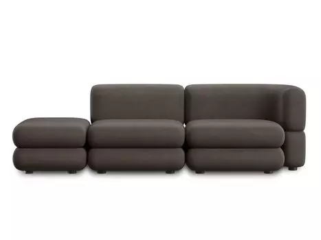 Диван модульный Brera-8 Velour Stone