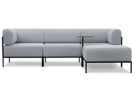 Диван модульный Нолан-B 1 Textile Grey