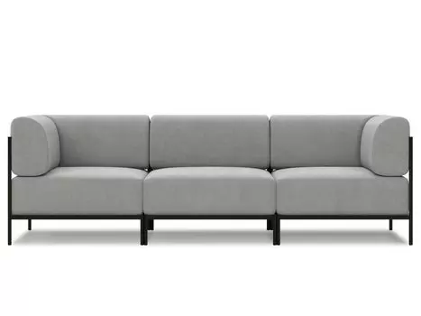 Модульный диван Нолан-B 3 Soft Grey