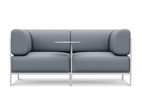 Диван модульный Нолан-W Textile Dusty Blue