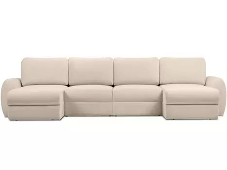 Диван модульный Полан-5 Velvet Light