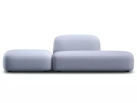 Диван модульный Риббл-1 Bucle Lilac