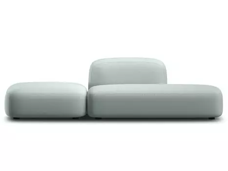 Диван модульный Риббл-1 Bucle Mint