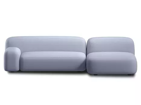 Диван модульный Риббл-2 Bucle Lilac