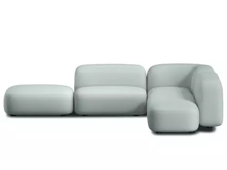 Диван модульный Риббл-5 Bucle Mint