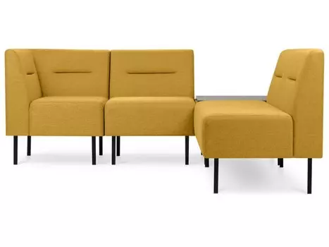 Диван модульный Сэндж 3 Textile Yellow