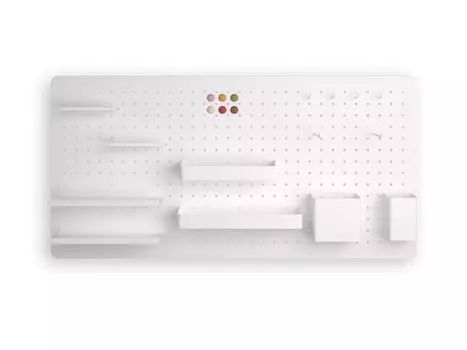 Органайзер настольный Пегборд-4 White
