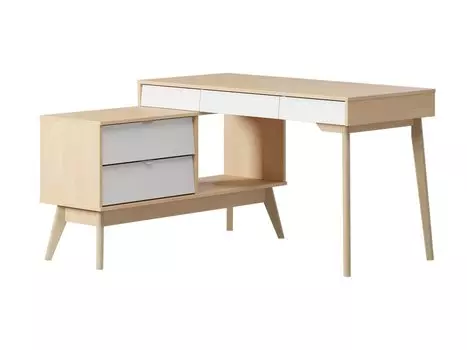 Письменный стол Лесли-2 Plywood White