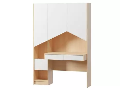 Письменный стол Пенни-2 Plywood White