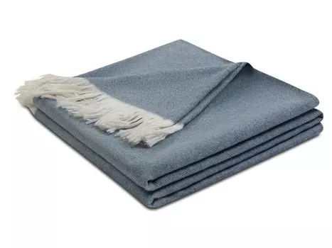 Плед Тут Рядом Хорошо Синий 140x200