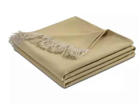 Плед Тут Рядом Хорошо Желтый 140x200