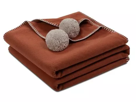 Плед Тут Рядом Тепло Оранжевый 140x200