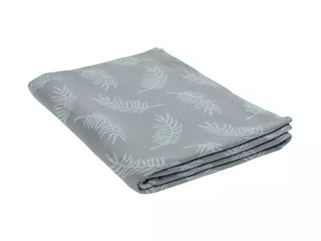 Плед Вилд Fleshy Leaves Grey 130x180