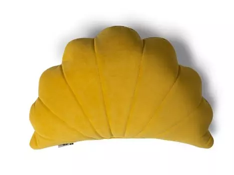 Подушка Мона Velvet Yellow