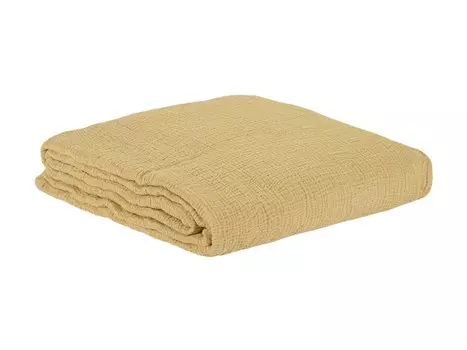 Покрывало Эссеншэл-Cotton-Mustard 230x250