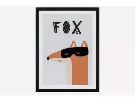 Постер детский Хироу Fox