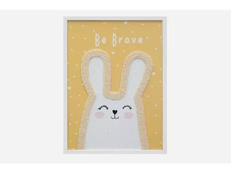 Постер детский Тини Be Brave Yellow