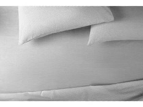 Простыня на резинке Pick&Pair Stripe-Grey 140x200