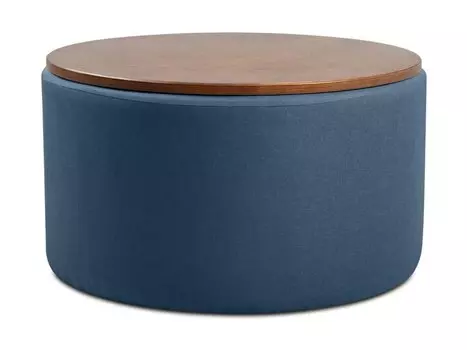 Пуф Арис-2 Textile Blue
