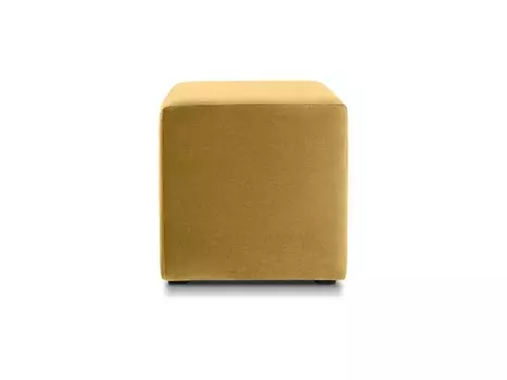 Пуф Куб Velvet Yellow