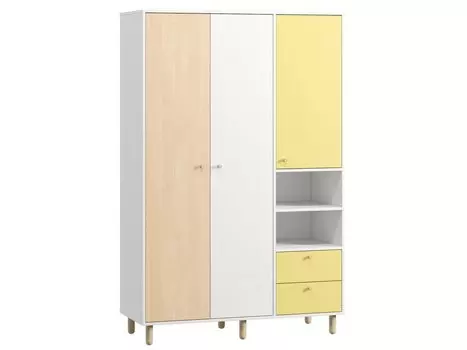 Распашной шкаф Дикинс-3 Mustard Plywood