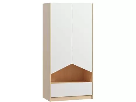 Распашной шкаф Пенни-2 Plywood White