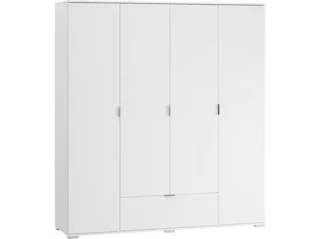 Распашной шкаф Стелла-4.1-180-200 Белый