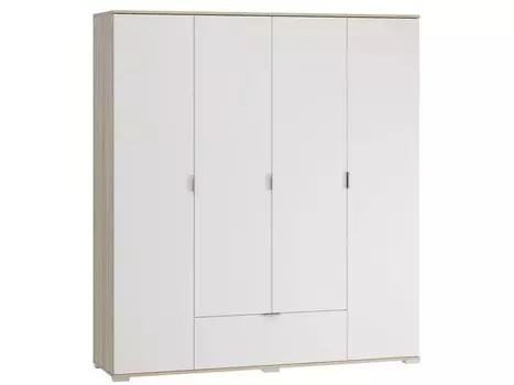 Распашной шкаф Стелла-4.1-180-200 Дуб Сонома