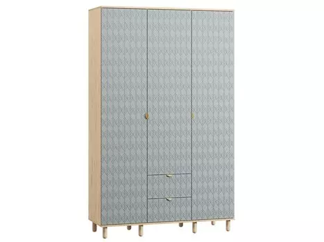 Распашной шкаф Теджонс-3 Leaf Mentol