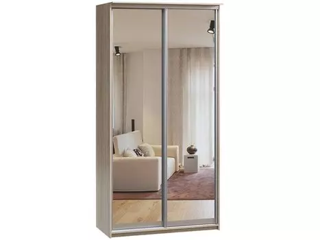 Шкаф-купе Байкал-2-120-240 Дуб Сонома 2 зеркала