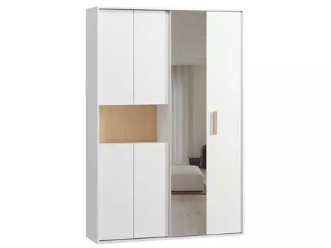 Шкаф-купе Бладвен-140-210 White Plywood